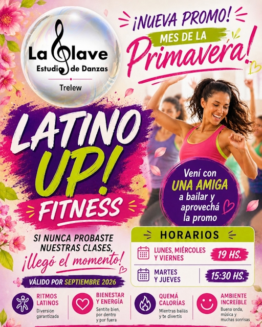Latino Up! Fitness - Clase — Jueves