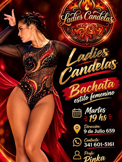 Ladies Candelas Bachata estilo femenino