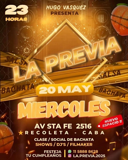 La Previa - Miércoles 20 de Mayo