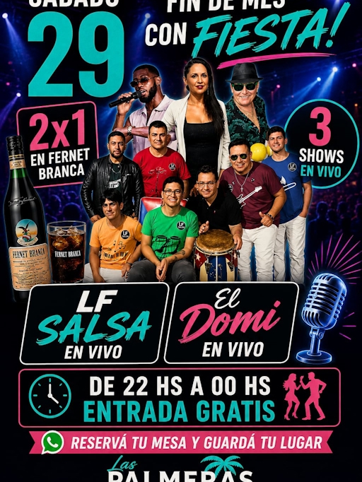 Fin de mes con fiesta