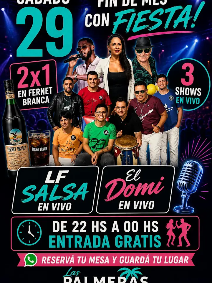 Fin de mes con fiesta