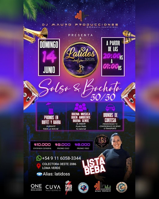 Salsa & Bachata 50/50