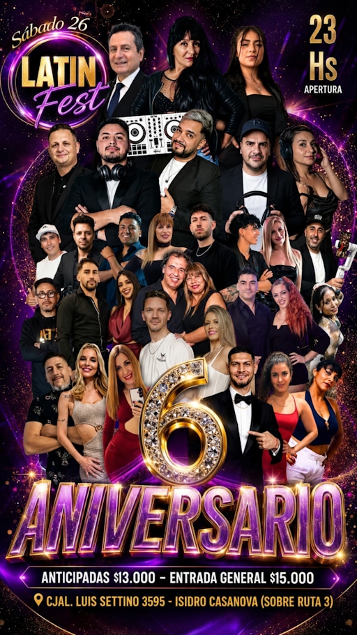 Latin Fest 6 Aniversario