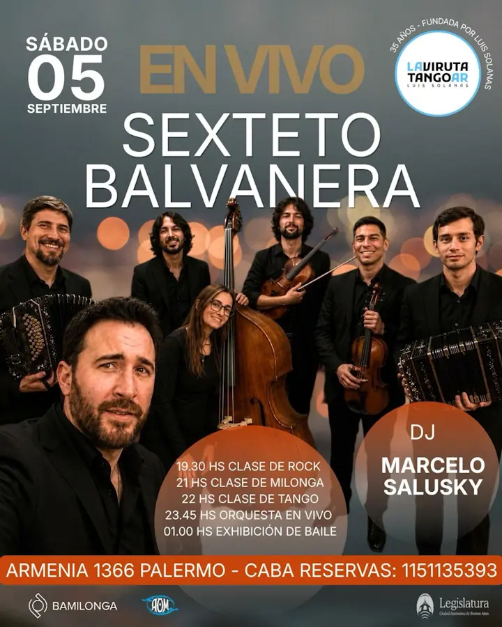 Sexteto Balvanera en vivo
