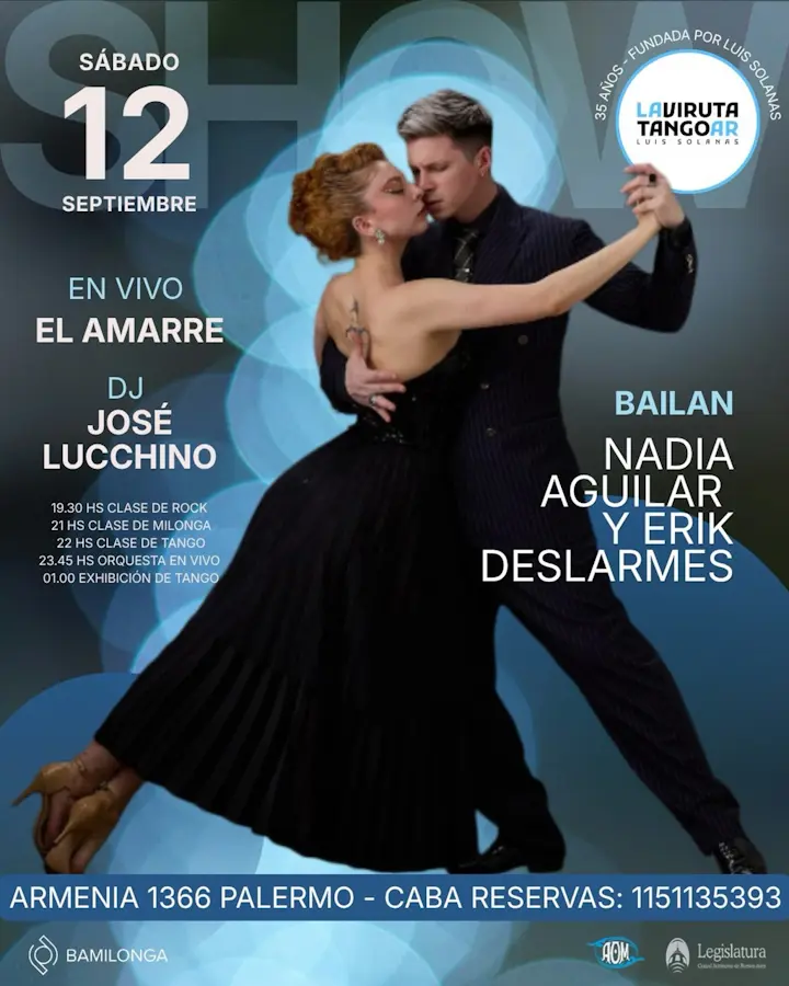 Milonga con El Amarre en vivo