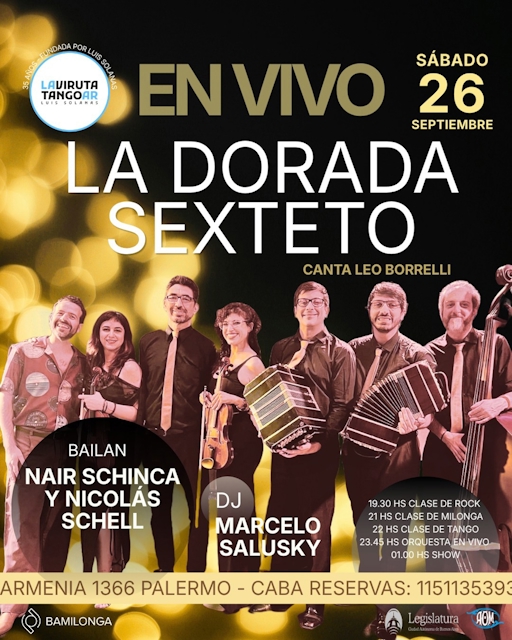 La Dorada Sexteto en vivo