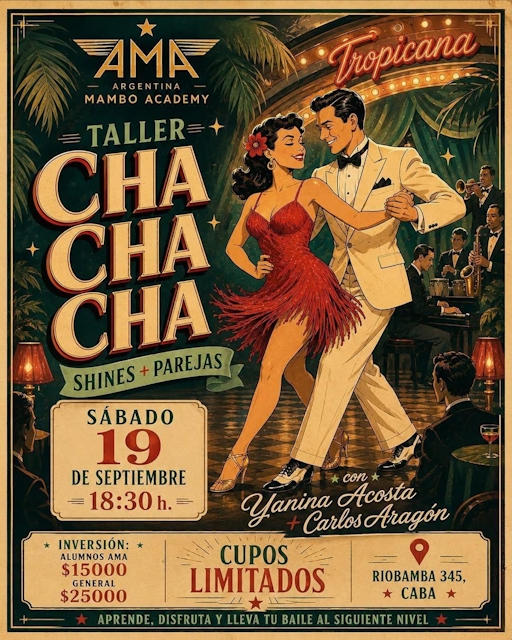 Taller Cha Cha Cha - Shines + Parejas