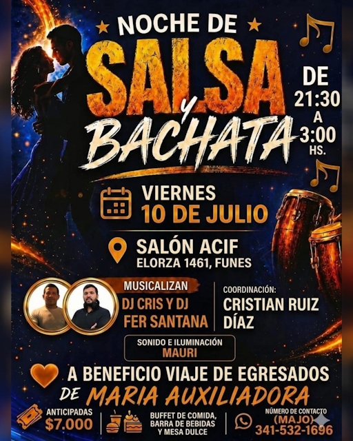 Noche de Salsa y Bachata