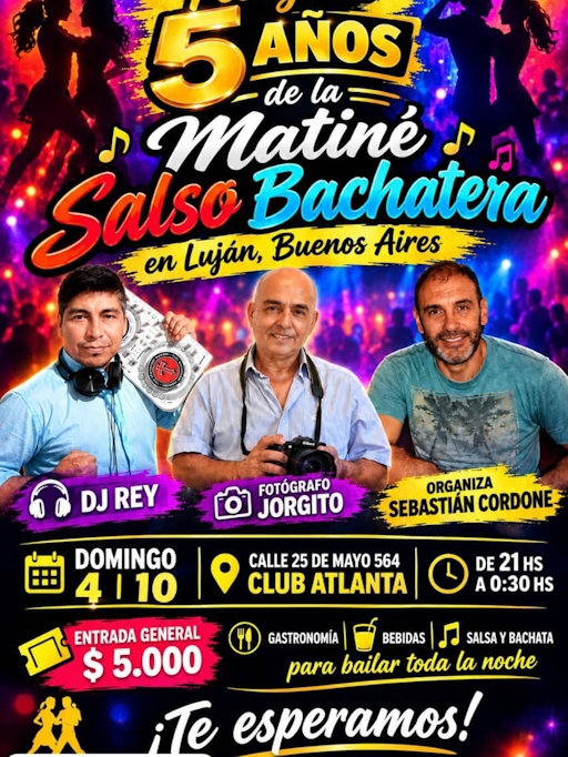 Festejo de 5 años de la Matiné Salso Bachatera