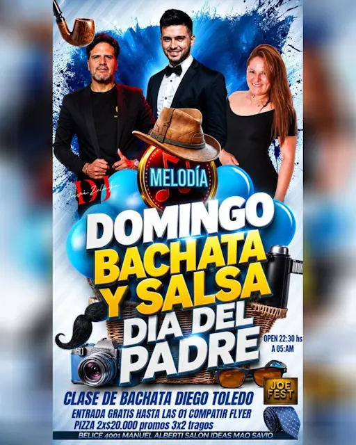 Domingo Bachata y Salsa Día del Padre