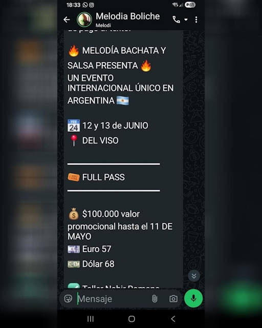 Evento Internacional Único