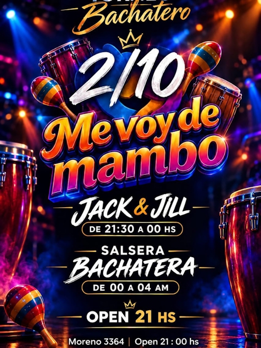 Torneo Bachatero Me voy de mambo