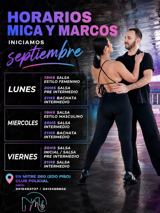 Salsa estilo femenino - Clase — Lunes