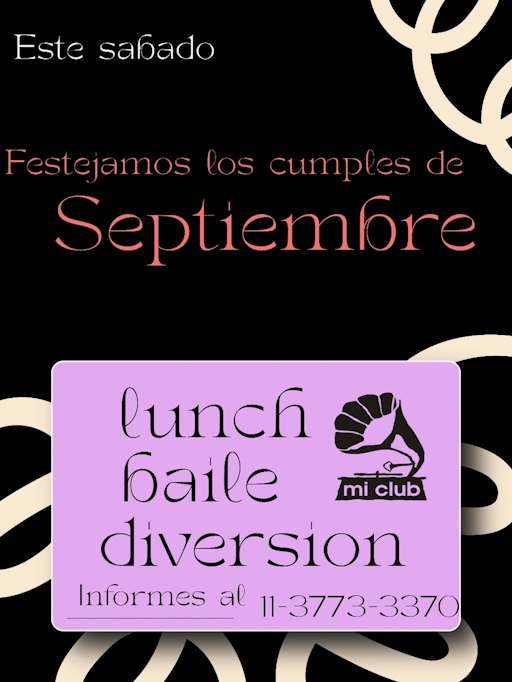 Festejamos los cumples de Septiembre