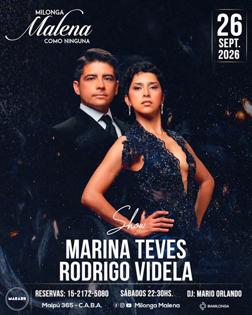 Show Marina Teves y Rodrigo Videla