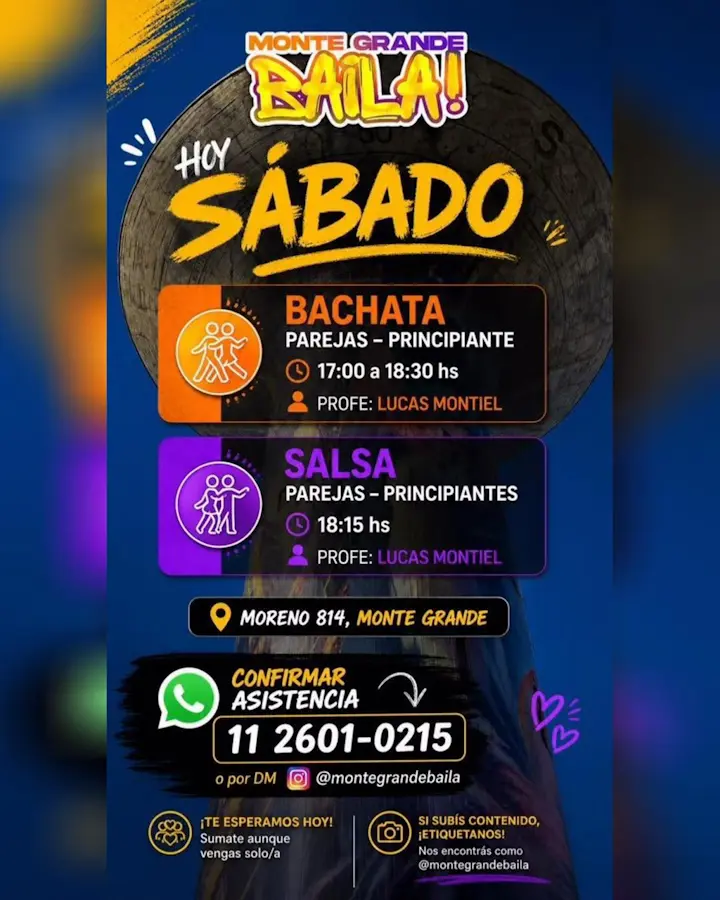 Clases de Bachata y Salsa - Sábado