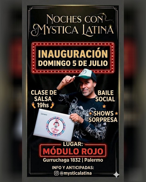 Inauguración Noches con Mystica Latina