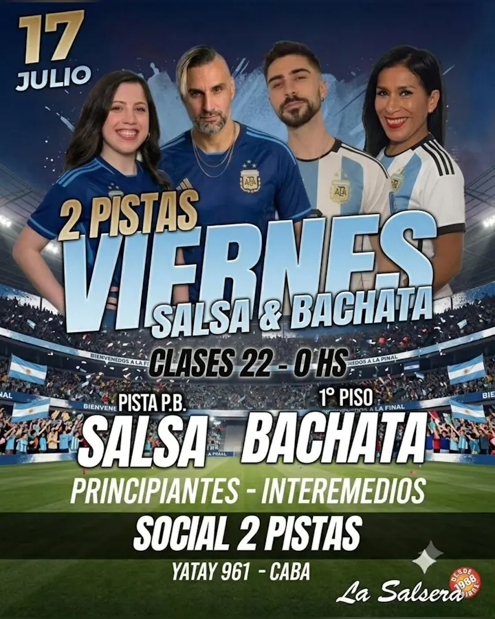 Clases + Social de Salsa & Bachata