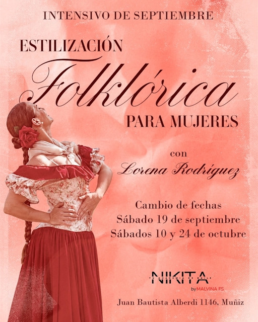 Intensivo de septiembre: Estilización folklórica para mujeres