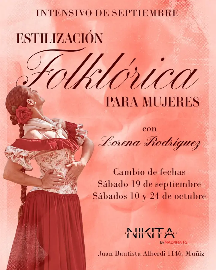 Intensivo de septiembre: Estilización folklórica para mujeres