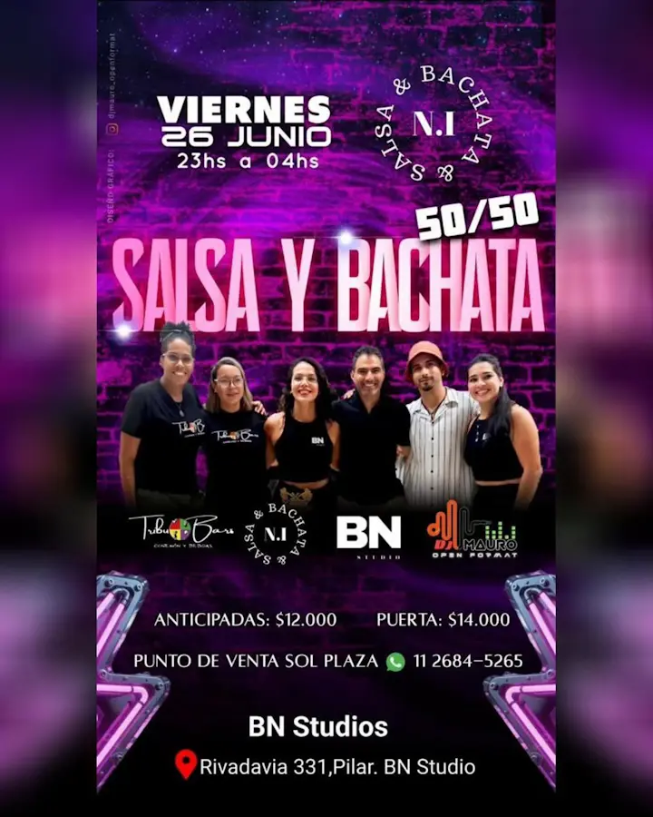 Salsa y Bachata 50/50