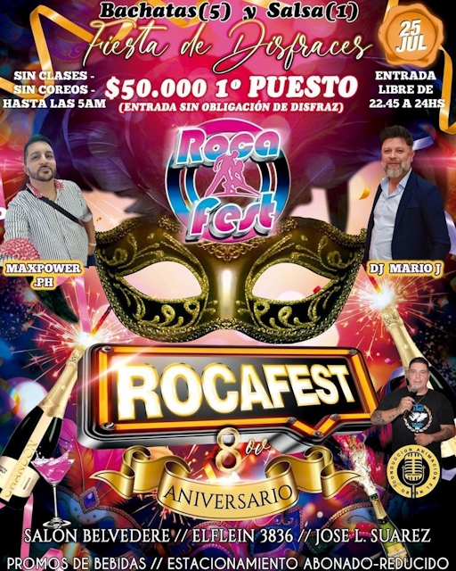 Fiesta de Disfraces - 8º Aniversario