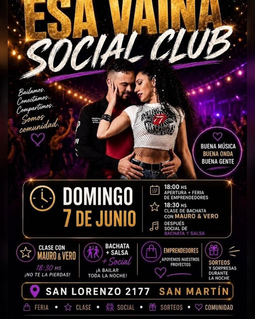 Domingo 7 de Junio - Clase + Social
