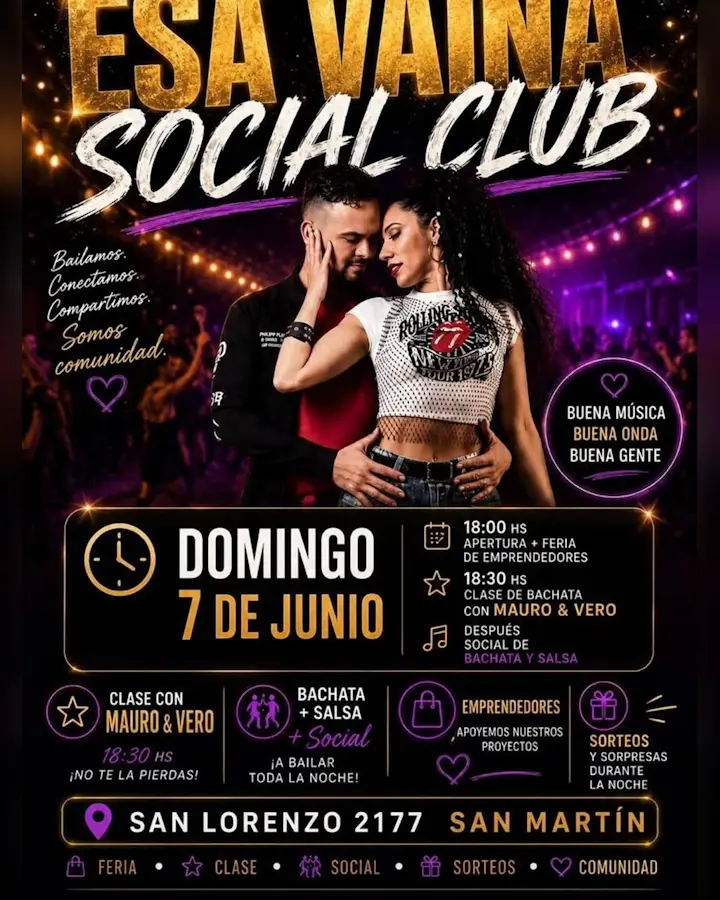 Domingo 7 de Junio - Clase + Social