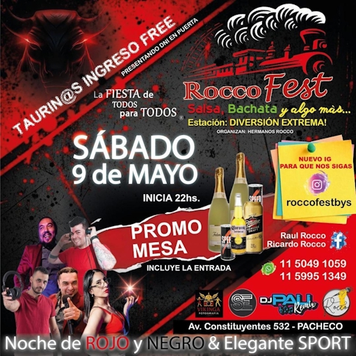 Noche de Rojo y Negro & Elegante Sport
