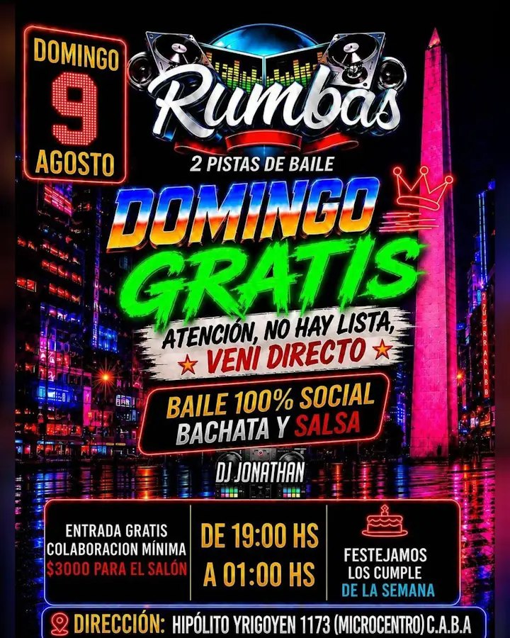 Rumbas - Domingo Gratis