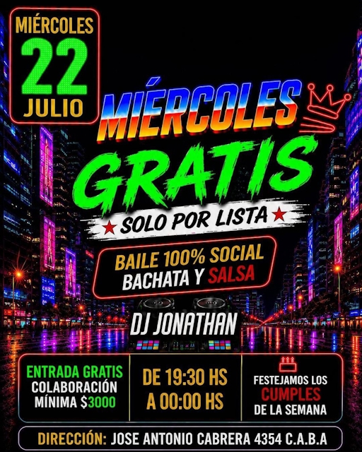 Miércoles Gratis