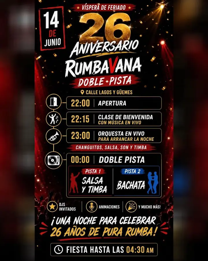 26 Aniversario Rumbavana