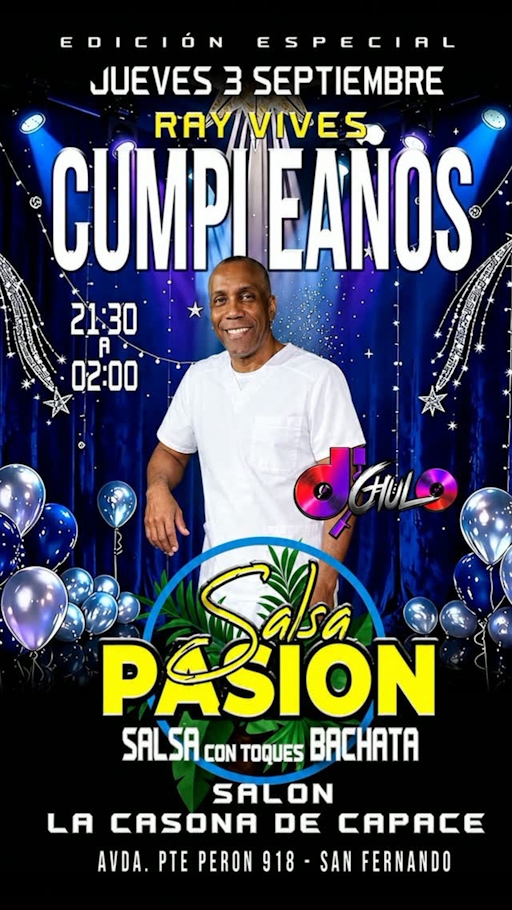 Cumpleaños de Ray Vives