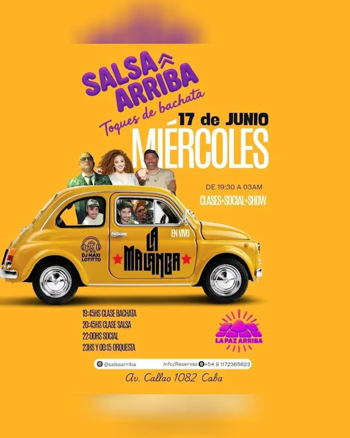 Salsa Arriba – Noche de Música en Vivo