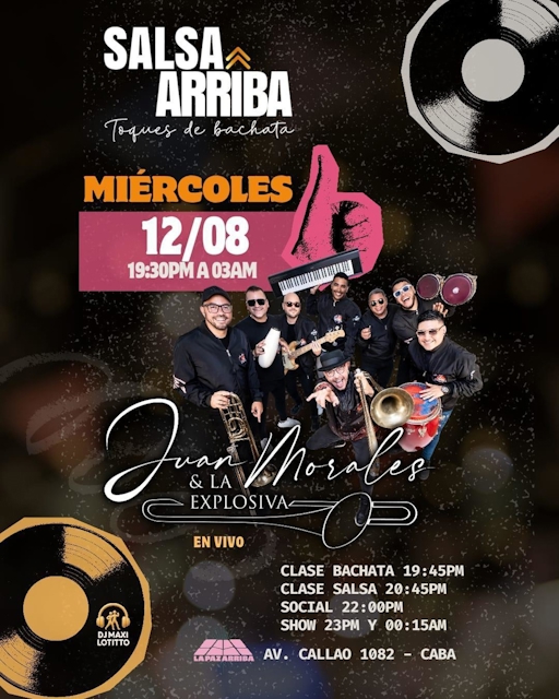 Juan Morales y La Explosiva en vivo