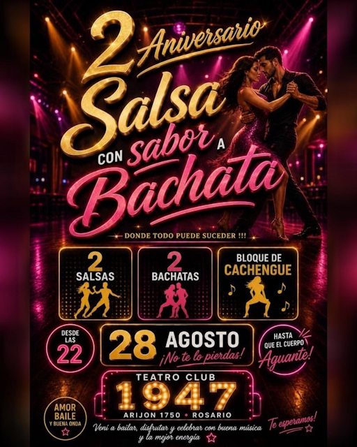 2° Aniversario Salsa con sabor a Bachata