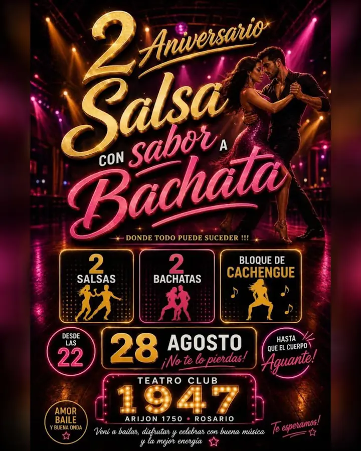 2° Aniversario Salsa con sabor a Bachata