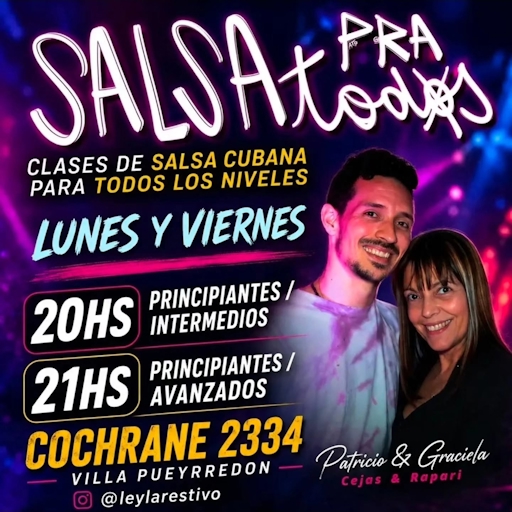 Salsa Cubana - Clase - Principiantes / Intermedios — Viernes