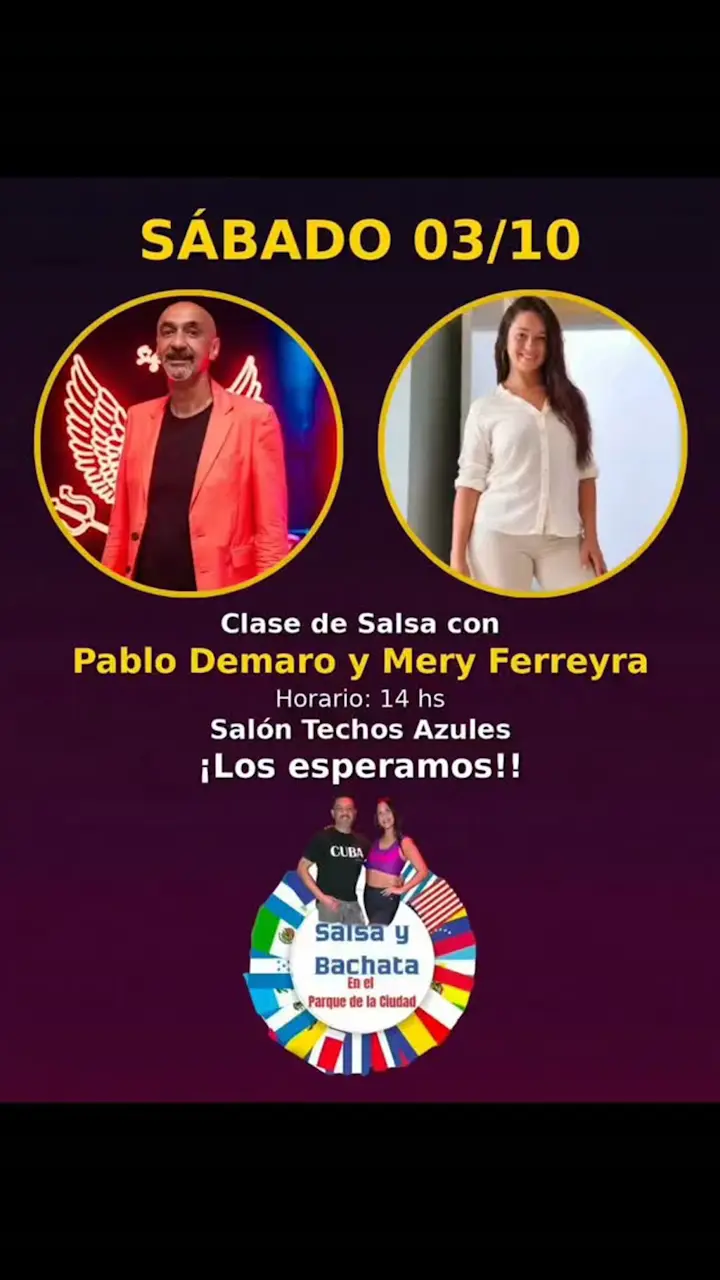 Clase de Salsa con Pablo Demaro y Mery Ferreyra