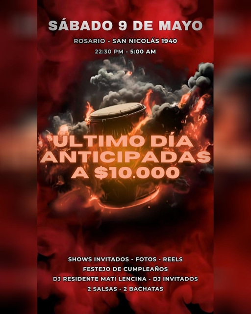 Sábado 9 de Mayo