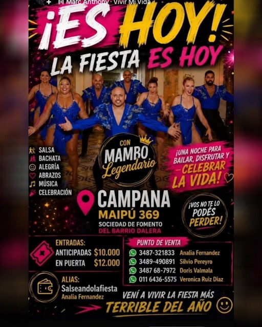 La Fiesta es Hoy