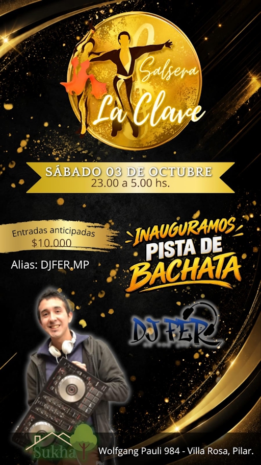 Inauguramos pista de bachata