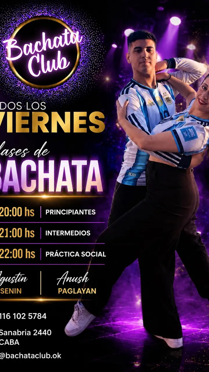 Bachata - Clase intermedios — Miercoles