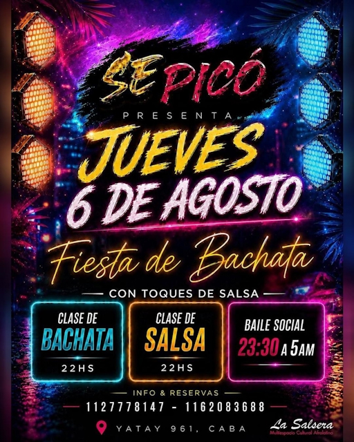Jueves Bachata y Salsa en Se Picó