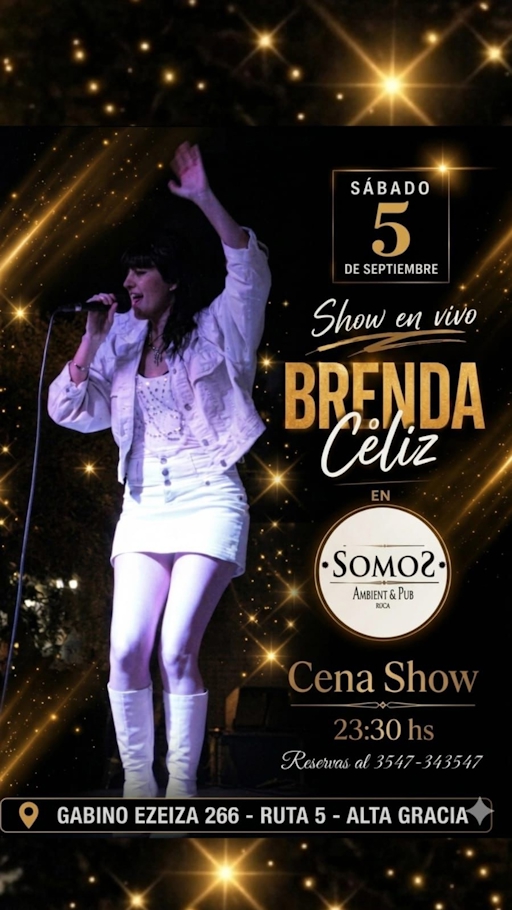 Show en vivo Brenda Celiz