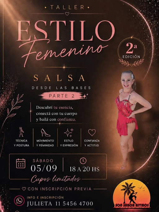 Taller Estilo Femenino Salsa - Parte 2