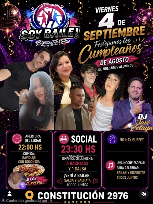 Festejamos los cumpleaños de agosto