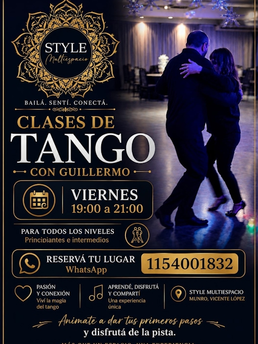 Clases de Tango con Guillermo