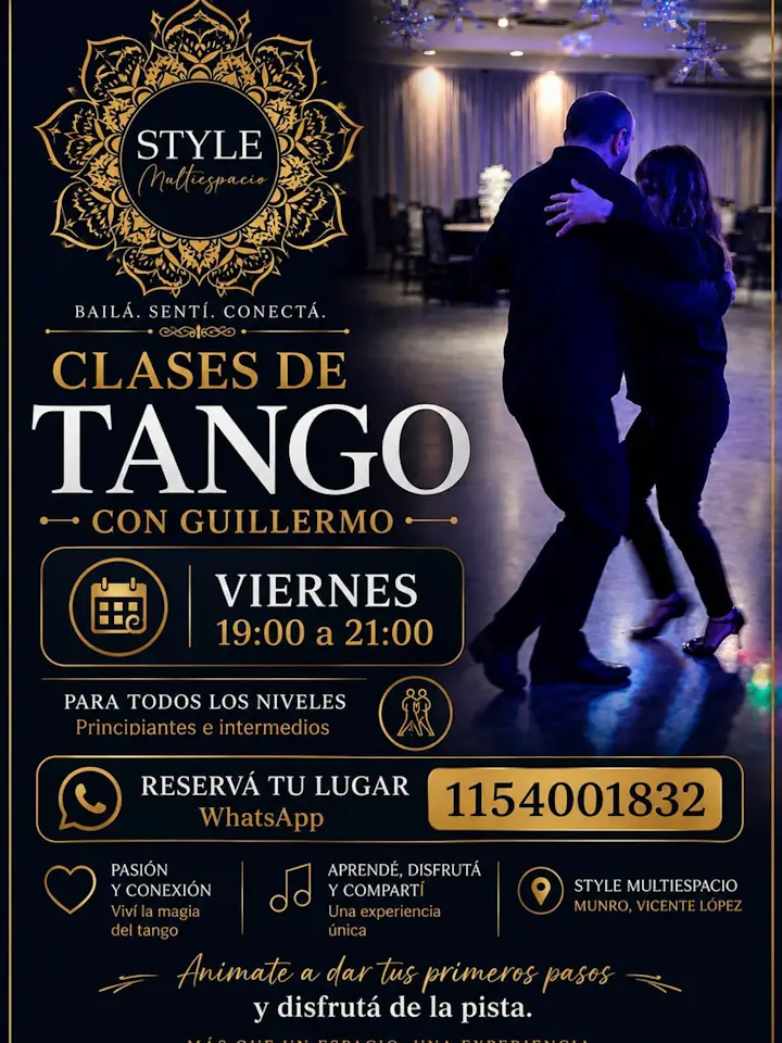Clases de Tango con Guillermo