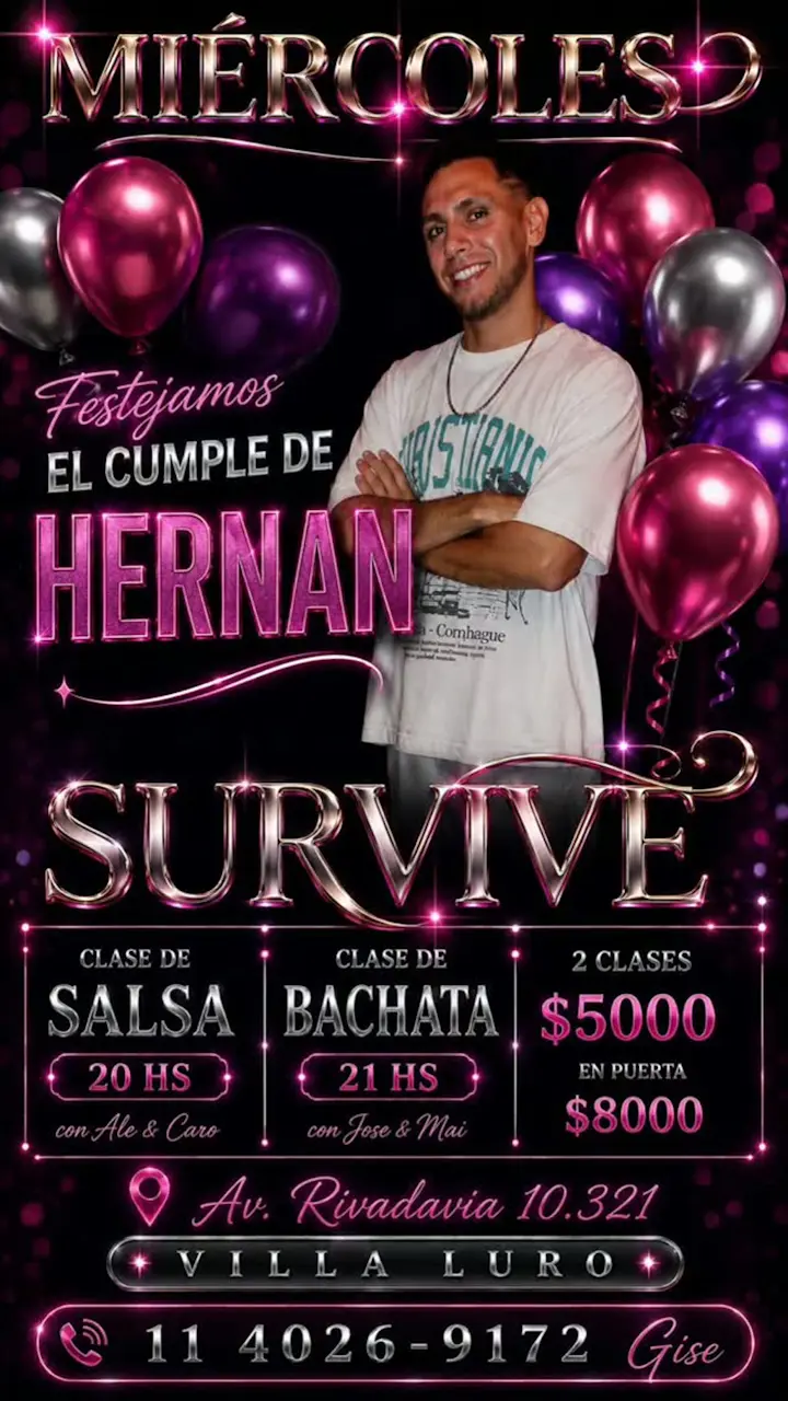 Miércoles Survive - Festejamos el cumple de Hernan